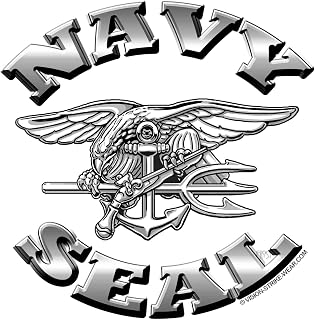 Navy Seal Emblem Veteran 3-18 Inch Custom Decal Sticker