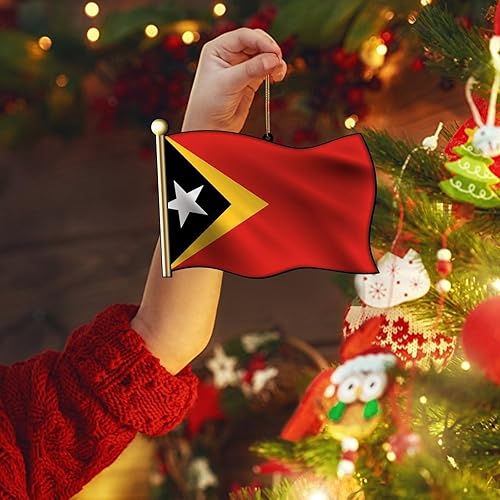 Vista 28 de Adorno acrílico de Navidad de Filipinas, decoración de árbol de Navidad, adorno de Navidad nacional para niños, bandera de Filipinas, banderas