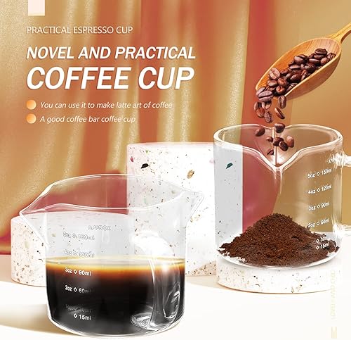 Miniatura 3 de UPKOCH Jarra pequeña de vidrio para crema de cristal para café, leche y leche, jarra de salsa transparente para salsa, barco, jarra para café, té,