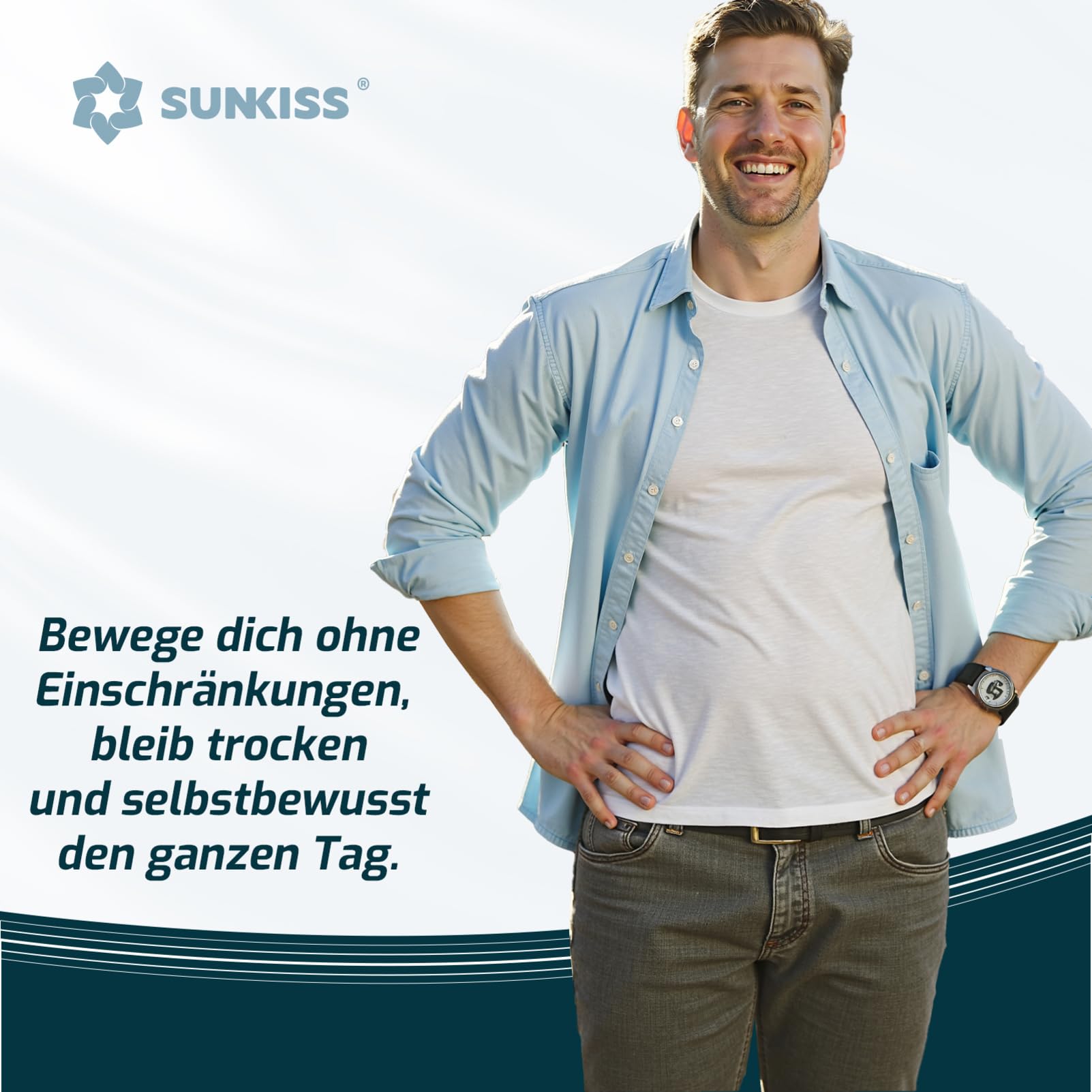 SUNKISS Inkontinenz Pants Männer, Tagsüber Einweg Erwachsenen Windelhosen, Herren Windeln mit Maximaler Saugfähigkeit, Grau, Größe XL, 32 Stück 1er Pack