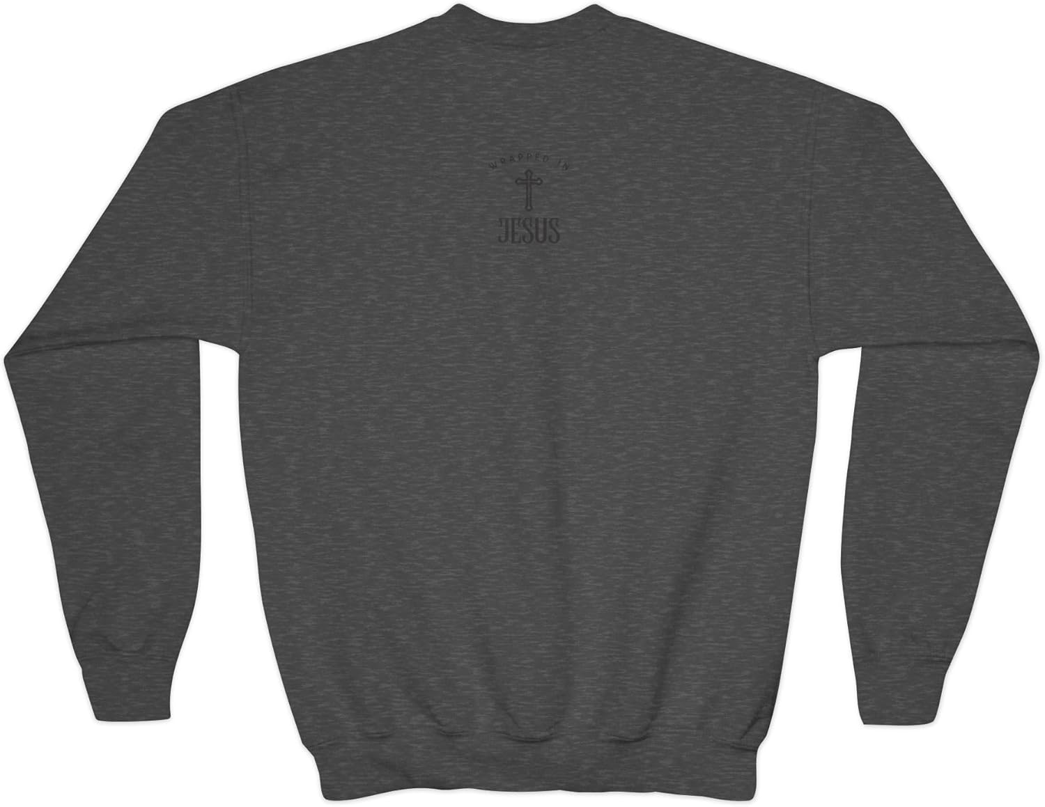 Boys Youth Crewneck Sweatshirt Christian Faith Graphic Pullover.