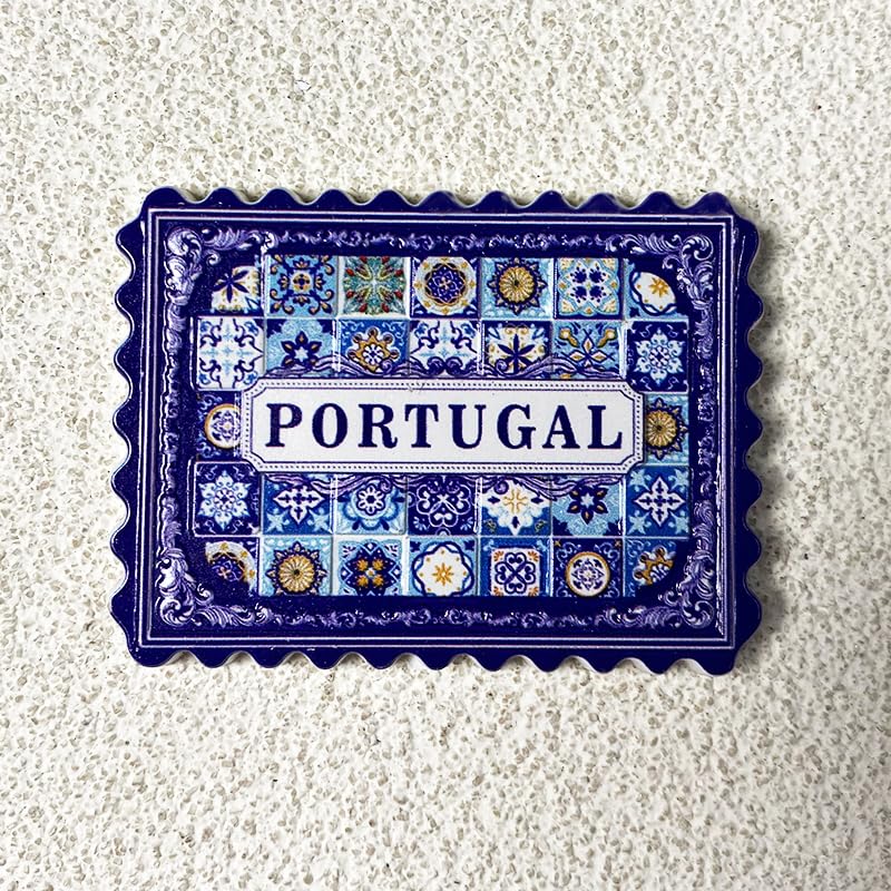Imán Decorativo Cerámico Azulejo Portugués miniatura 1