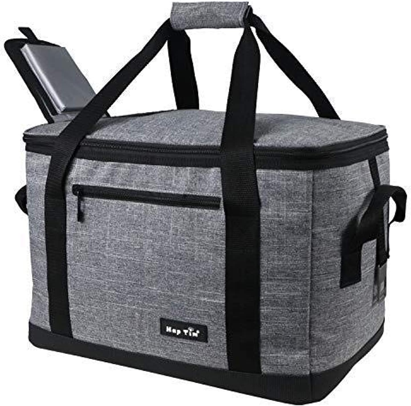 Soft Cooler Bag 40-Can Large Reusable Grocery Bags Soft Sided Collapsible Travel Cooler for Outdoor Travel Hiking Beach Picnic BBQ Party (AE 13634)