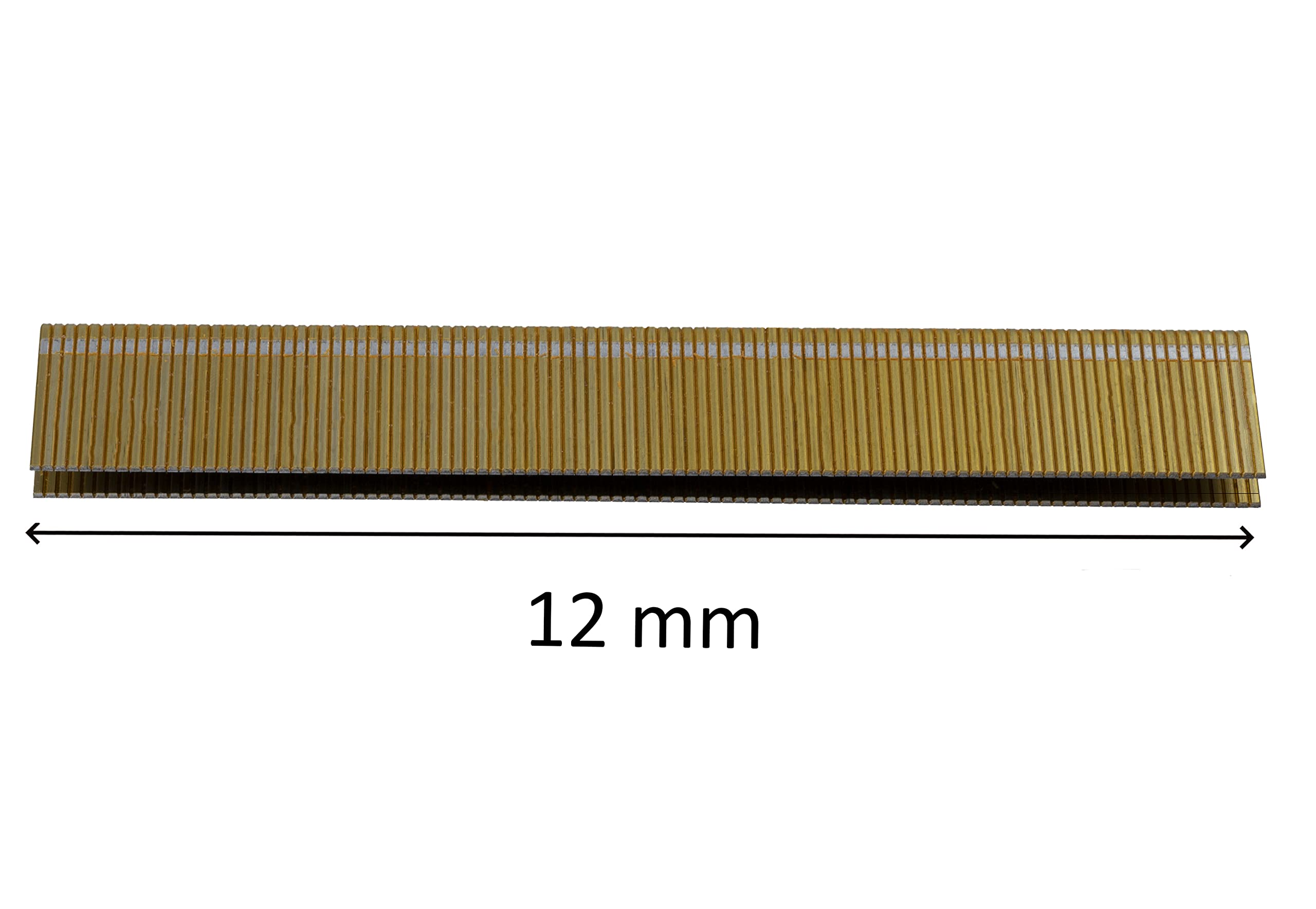 AERZETIX - C58790 - Set di 2200 graffette a corona stretta - 21x5.5x1mm - per spillatrice chiodatrice - accessorio di cucitrice tappezzeria falegnameria legno - in acciaio