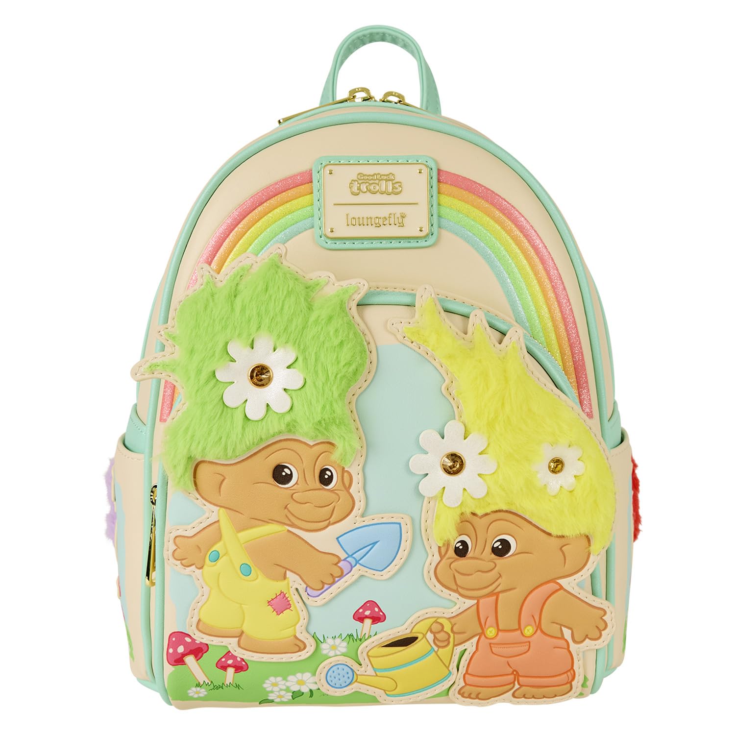 Loungefly Green and Yellow Character Backpack NFL Green Bay Packers Varsity Mini Backpack main image 4