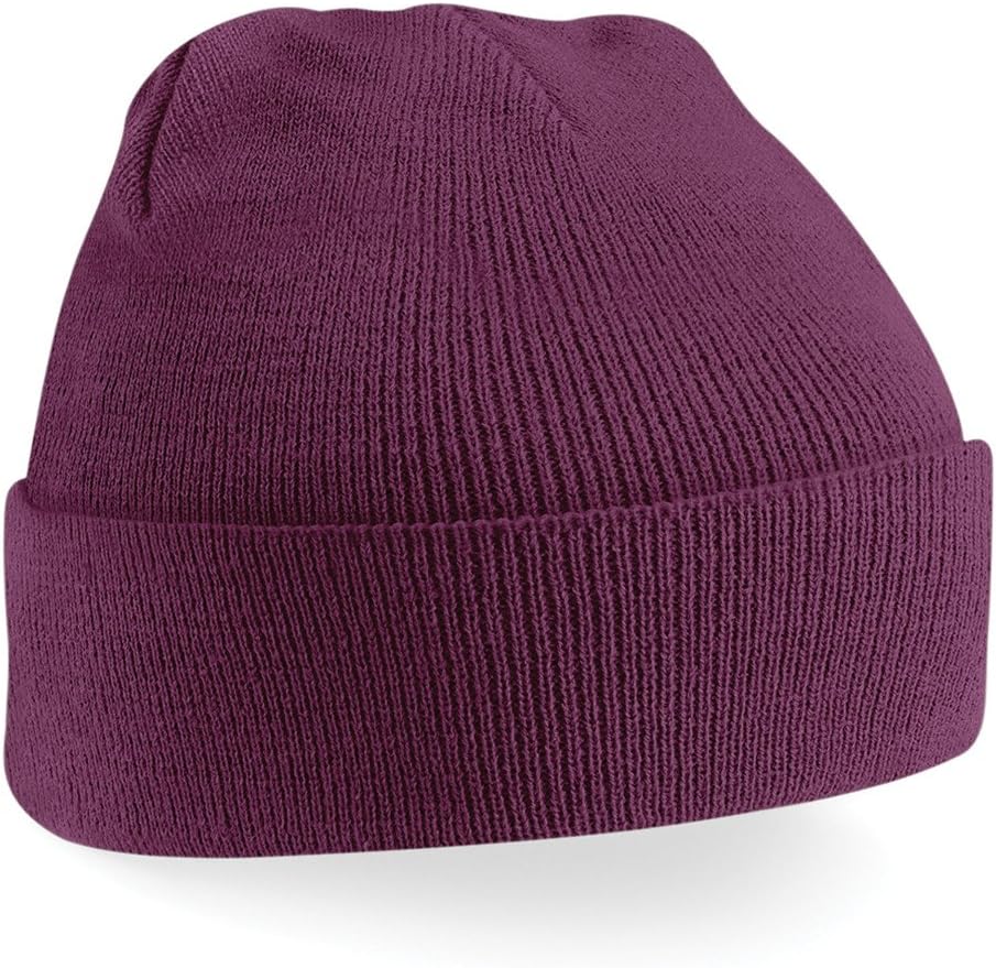 Cuffia Beechfield BC6907 Unisex - Berretto Termico Doppio Strato Nero