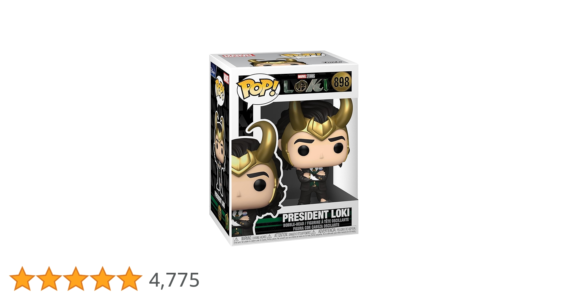 Amazon.co.jp: Funko Pop! Marvel: Loki - President Loki