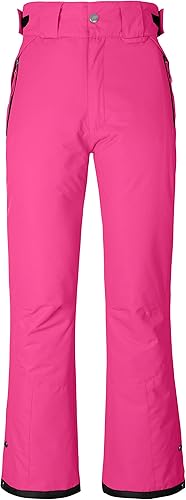 Wantdo Pantalones de esquí impermeables con aislamiento de montaña para mujer, pantalones cargo para invierno y exteriores