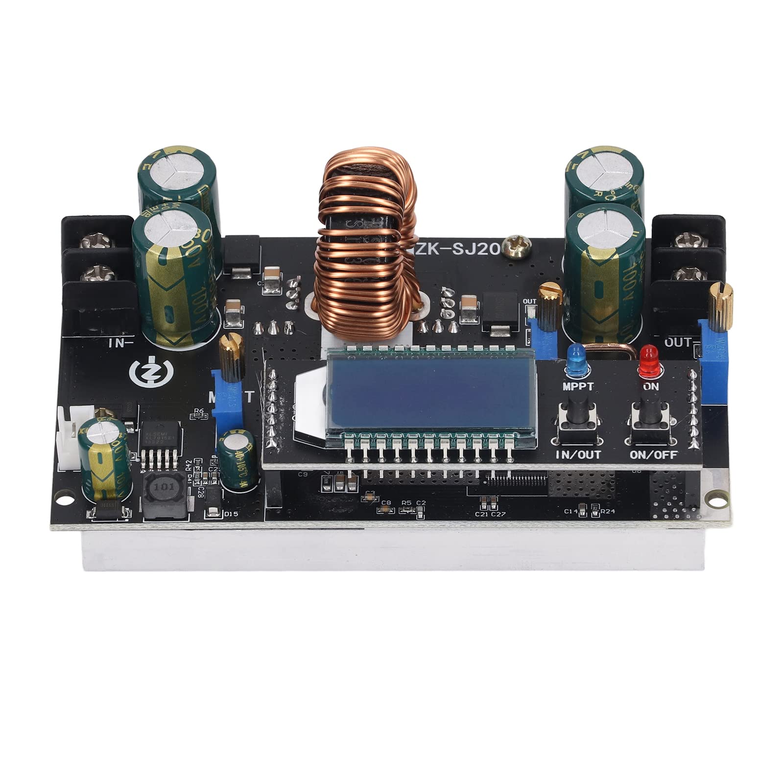 Modulo Boost, modulo Boost regolabile Display LCD Auto Boost Converter Output DC1.4-79V, regolatore solare, convertitori di potenza