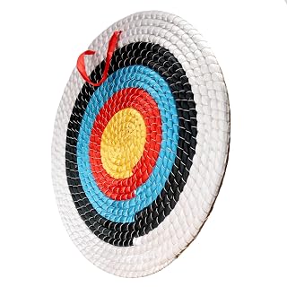 Archery Target - Backyard Straw Archery Target for Recurve Compound or Longbow - 20 Inch Traditional Bow Arrow Target for Kids Youth Adult Archery Hunting Practice - Amazon product rated Grade A