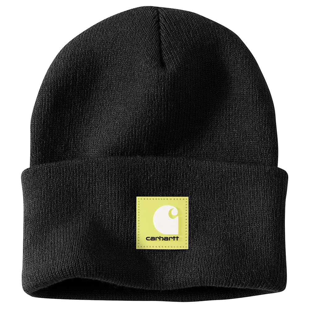 Carharttmens 106920 Knit Rubber Patch Beanie Desertcart INDIA