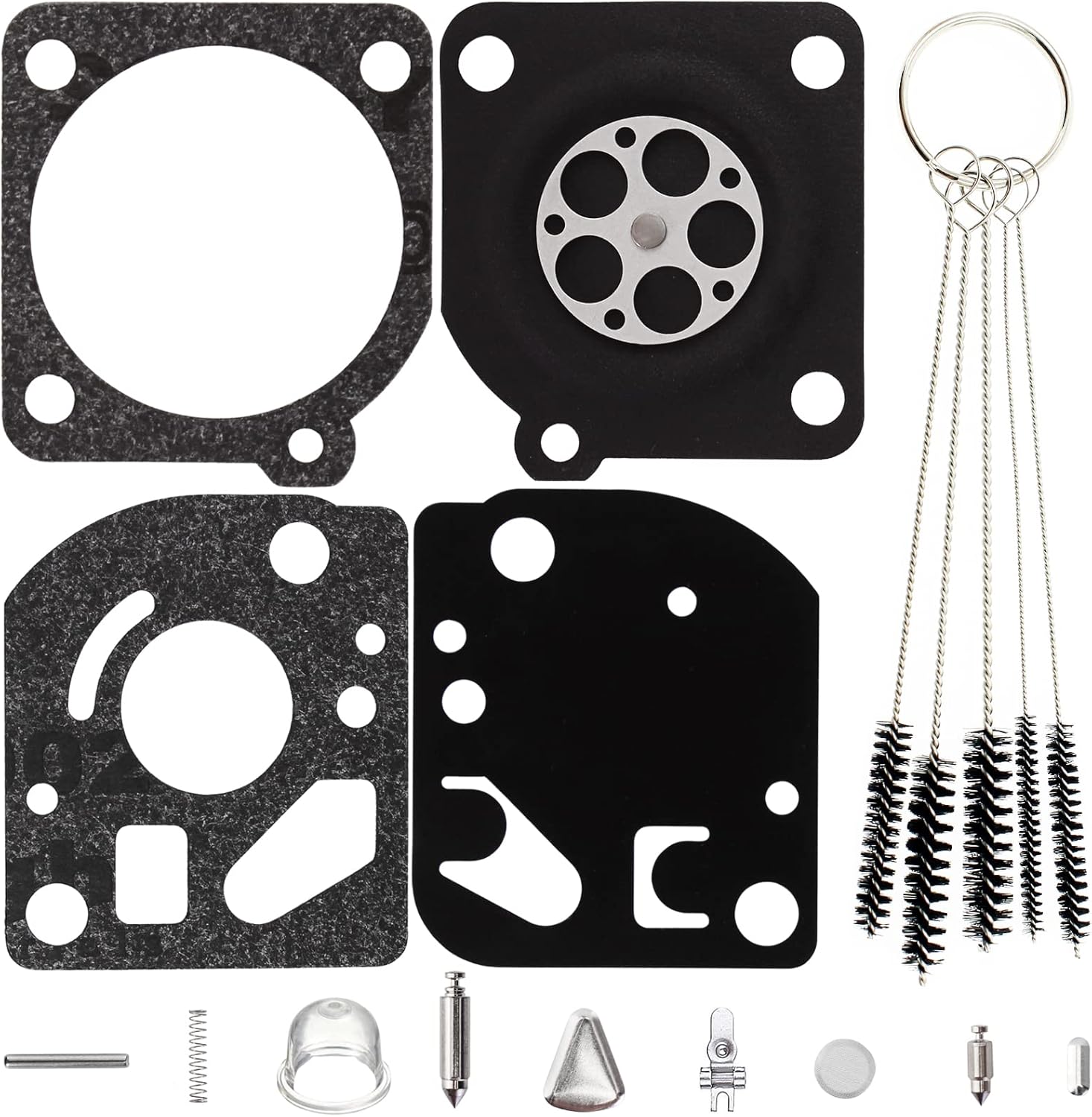 QAZAKY Carburetor Rebuild Kit Carb Repair Set Compatible with Zama RB