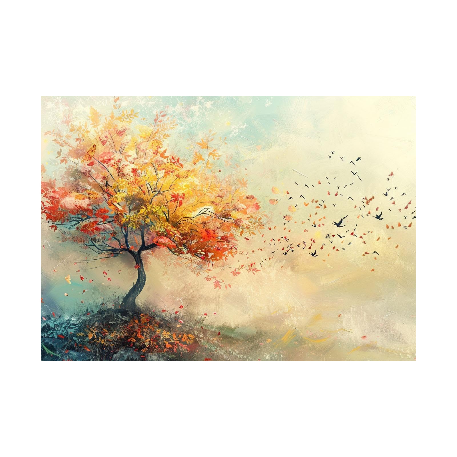 Tableaux decoratifs muraux haut de gamme impression paysage abstrait sur toile - 7
