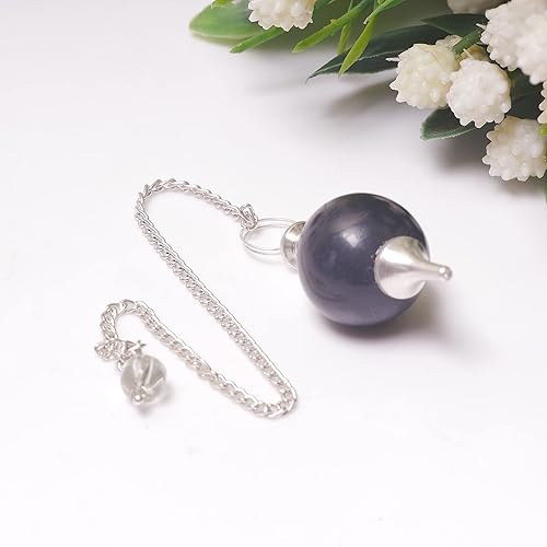 Cristales de turmalina negra piedra curativa péndulo herramienta de adivinación péndulo espiritual herramientas para rascar regalos espirituales