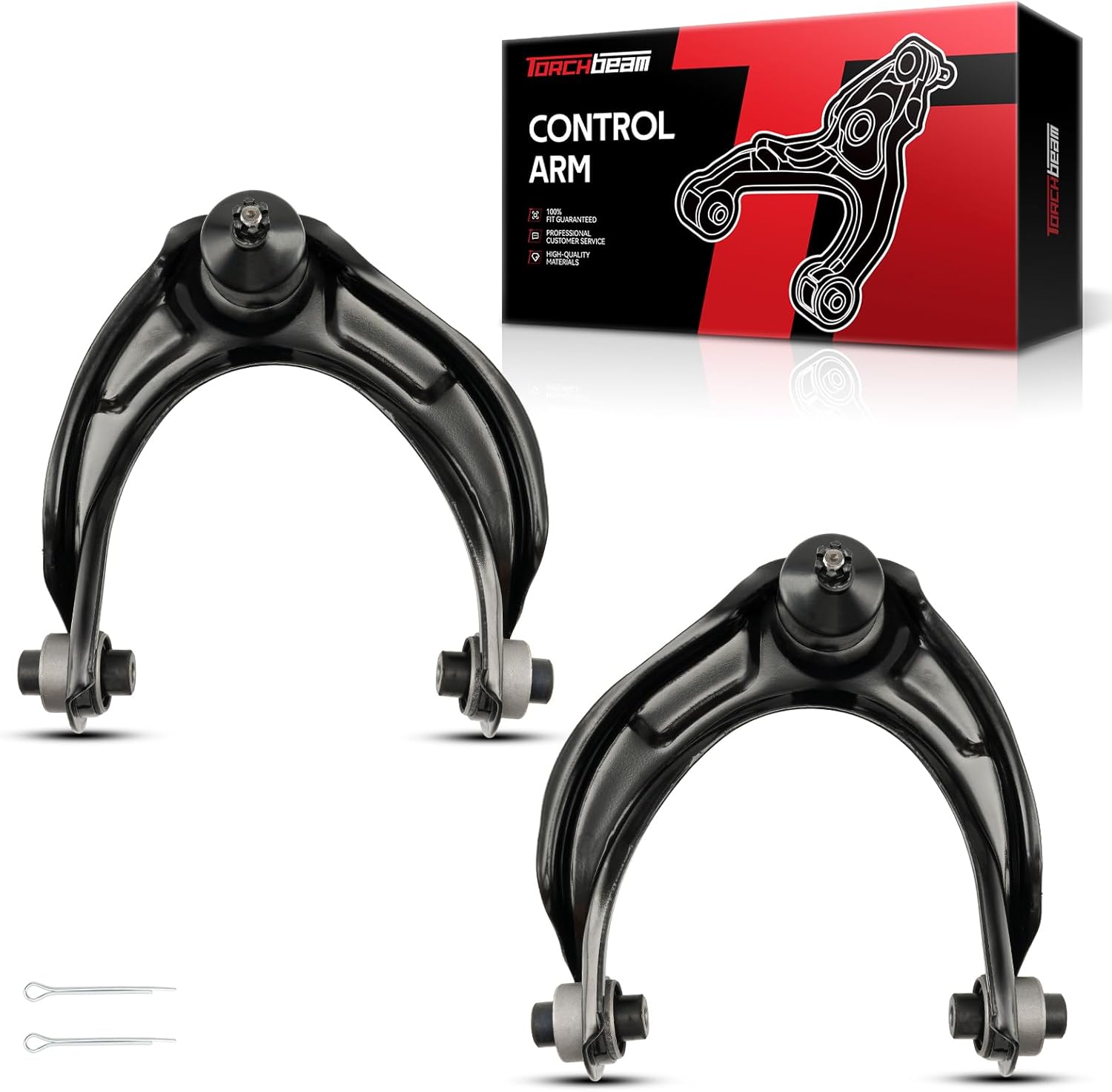 Torchbeam Front Upper Control Arm w/Ball Joint Suspension Kit Replace for 2008-2014 Hon-da Accord 2009-2014 Acura TL TSX, 2009 2010 2011 2012 2013 2014 Automotive Replacement Control Arm K620614 2pcs