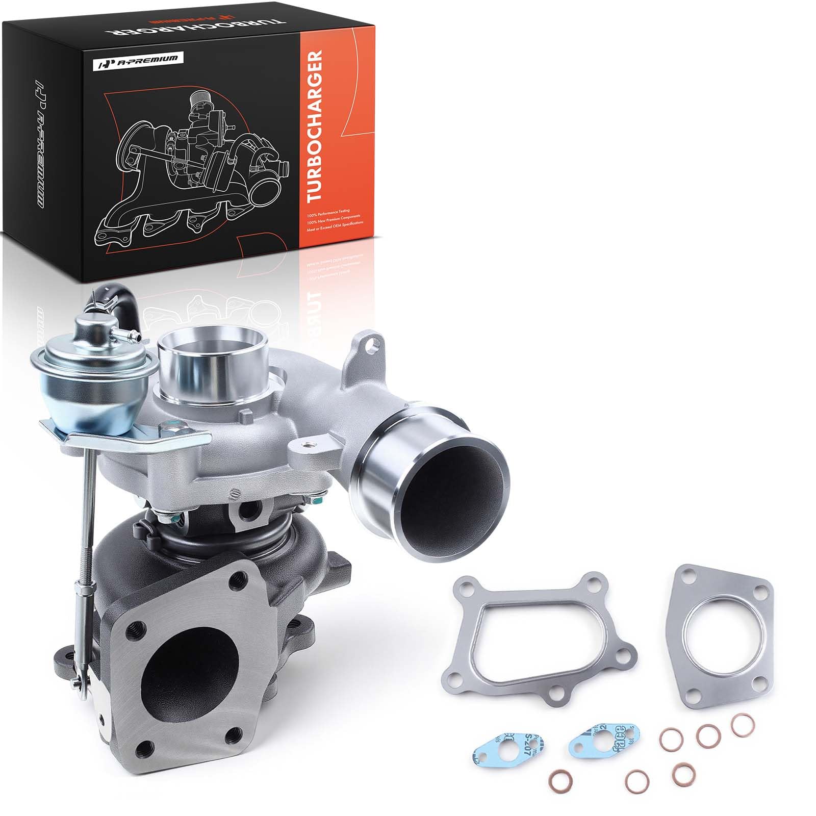 A-Premium Complete Turbo Turbocharger Kit, with Wastegate Actuator