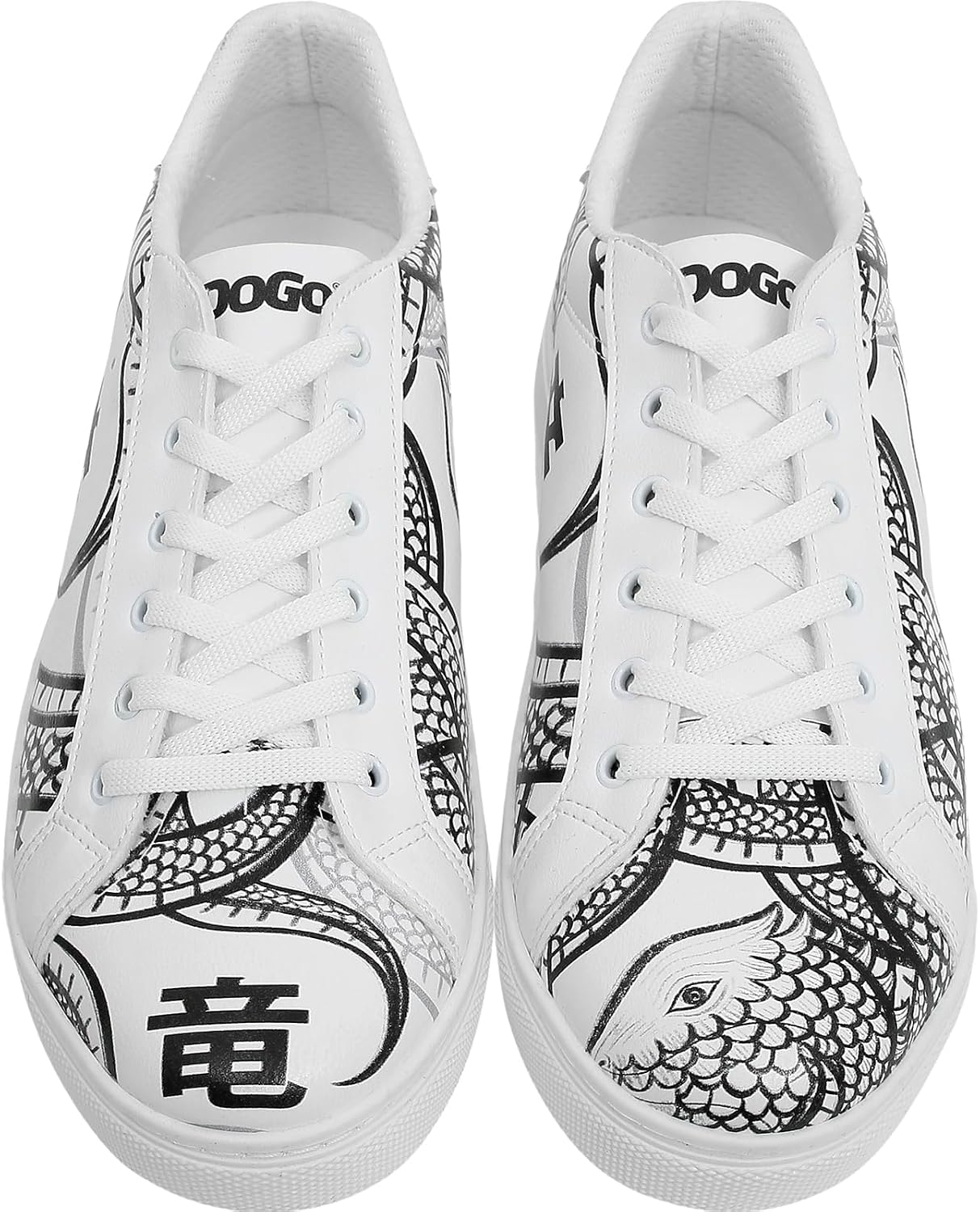 DOGO Casual Sneakers for Men - Vegan Leather and Unique Design Walking Sneakers for Men