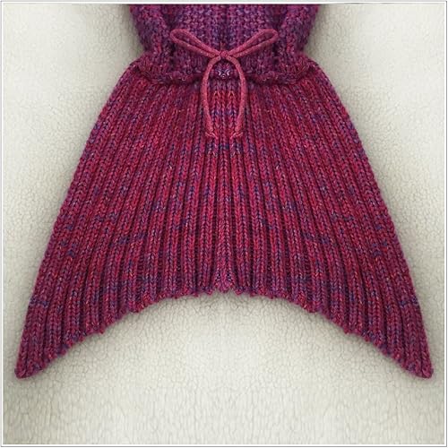 Miniatura 5 de ZiDeTang Manta de cola de sirena para adultosadolescentes, para todas las estaciones, manta de cola de mar, saco de dormir, sofá cama, acurrucarse,