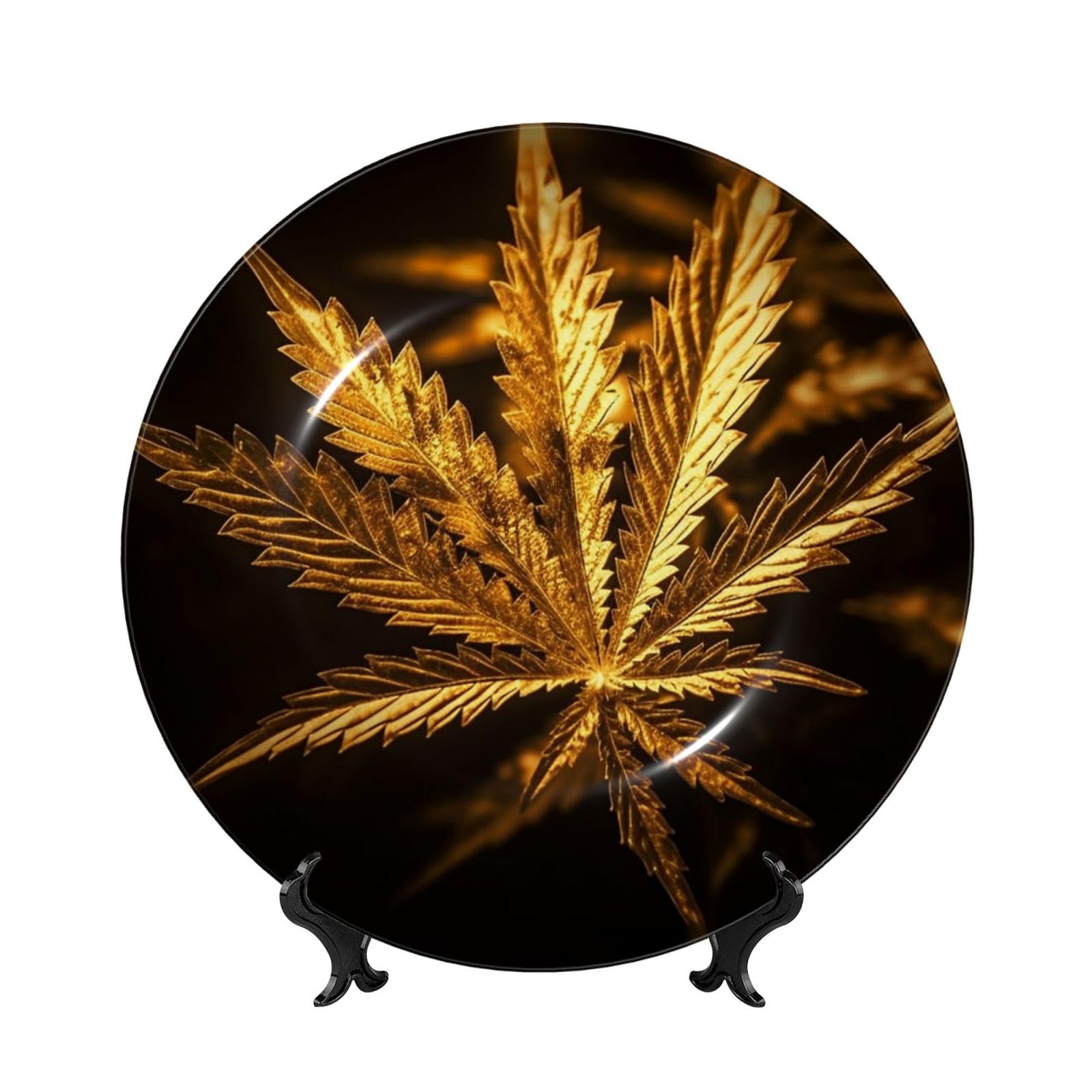 Assiette amérindienne en porcelaine de 15 cm pour décoration murale