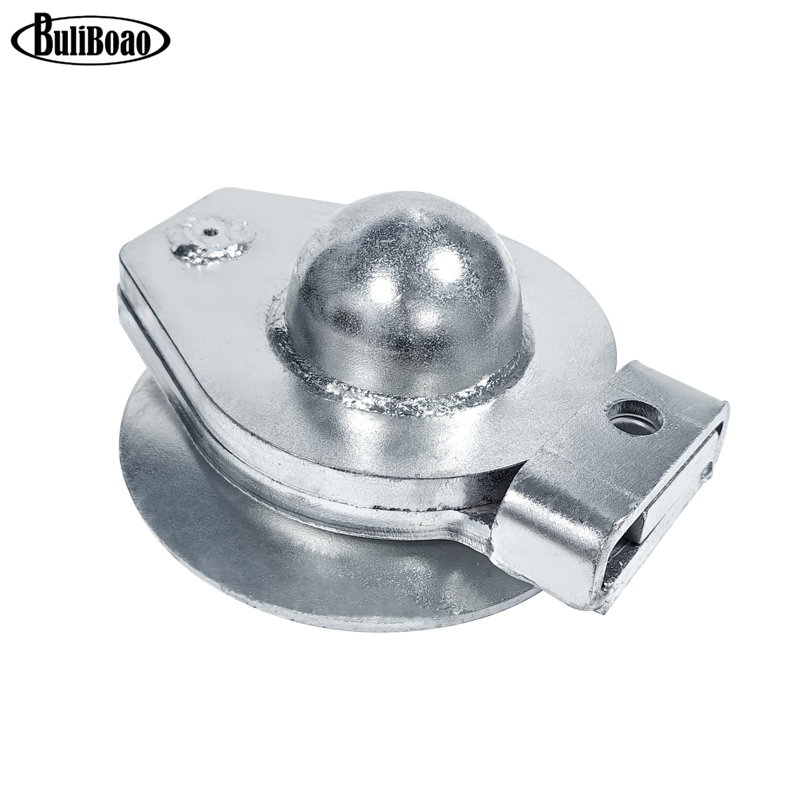 Cabezal acoplador universal de cuello de cisne con asa, capacidad de 30000 libras, bola de 2-5/16 pulgadas para remolques
