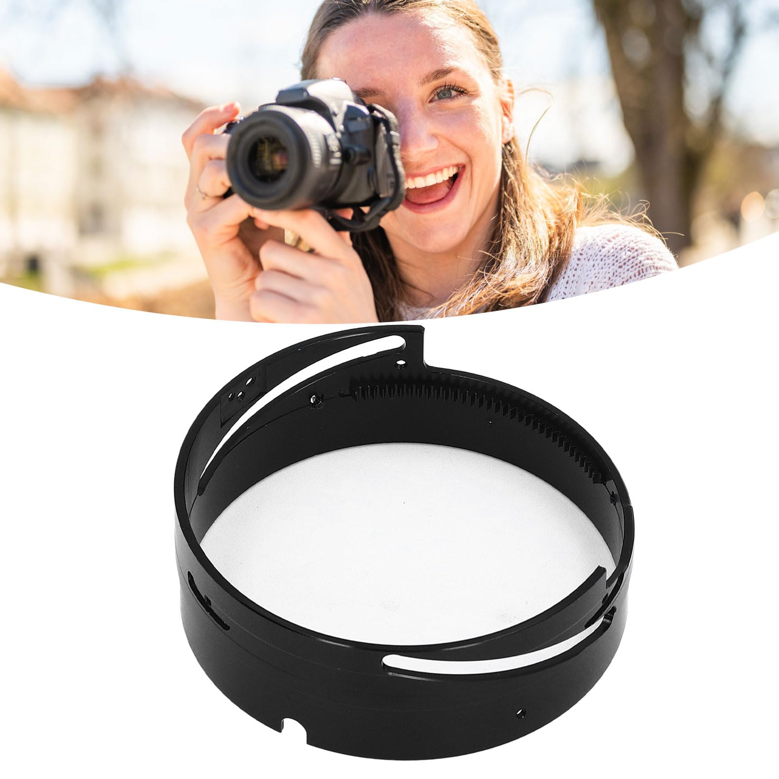 Tubo de Enfoque del Anillo de Engranaje del Barril de la Lente, Tubo de Enfoque de la Lente 50 1.4 Enfoque, Tubo del Barril del Anillo de Engranaje para Pieza de Repuesto de