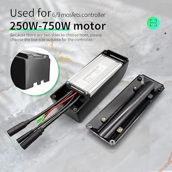 Ebike Controller Box,Two Size for Ebike Conversion Kit Lithium Battary Box Case for Electric Bicycles Mountain Bikes