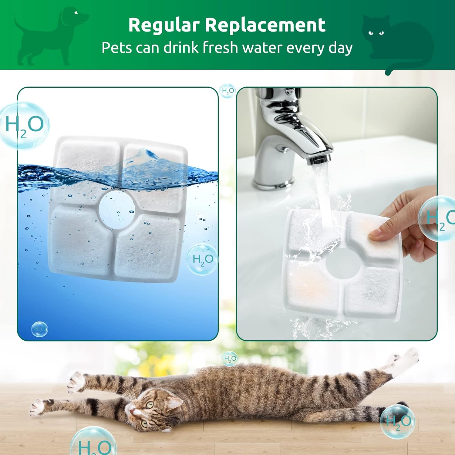 Filtro Acqua Frigorifero LT1000P - 2 Pezzi Per Acqua E Ghiaccio - Foto 3