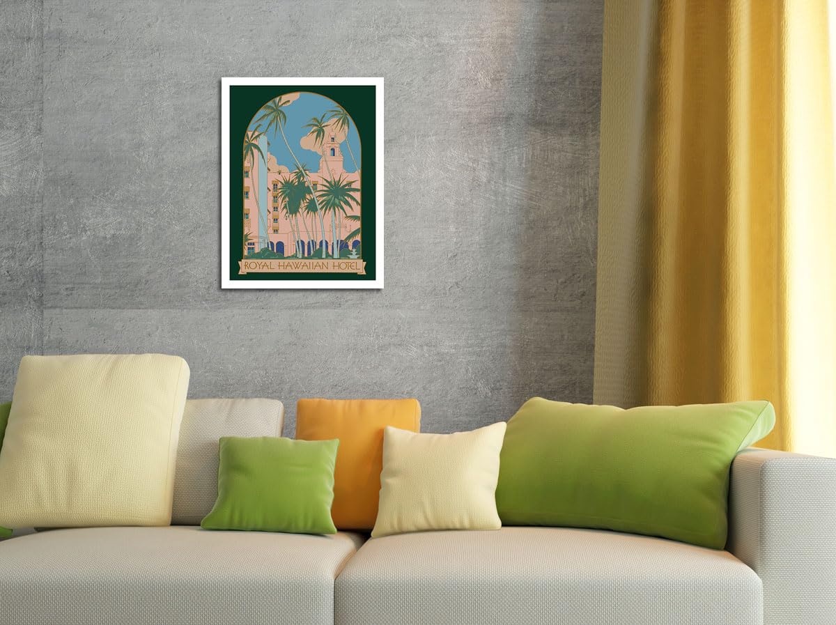 ロイヤルハワイアンホテル　レジンアート　原画 ハワイで体験 レジンアート - NobbyLand Hawaii