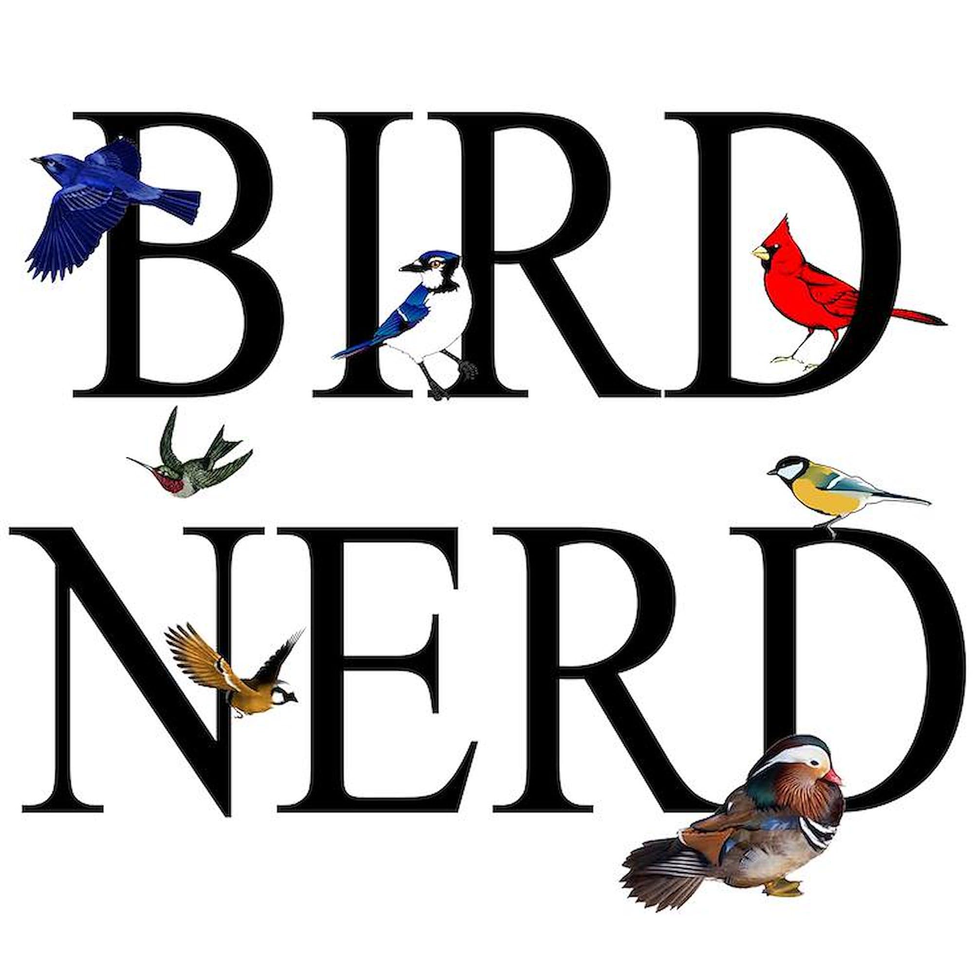 CafePress Bird Nerd Round Car Magnet, Magnetic Bumper Display