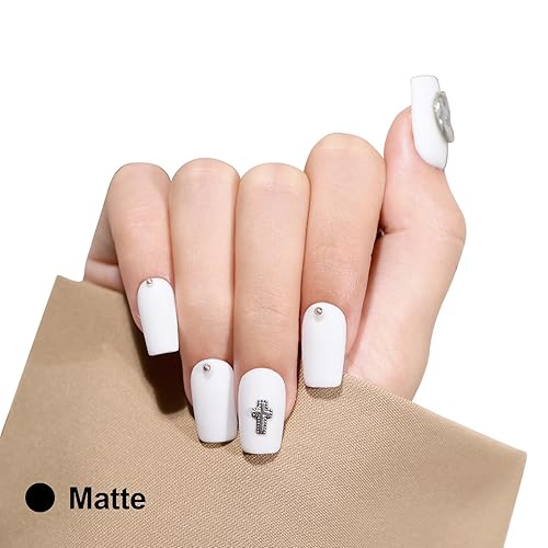 Miniatura 5 de L'UGX Esmalte de uñas de gel blanco para Navidad, 0.5 onzas líquidas, para remojar los rayos UV, punta francesa, colores de gel para arte de uñas,