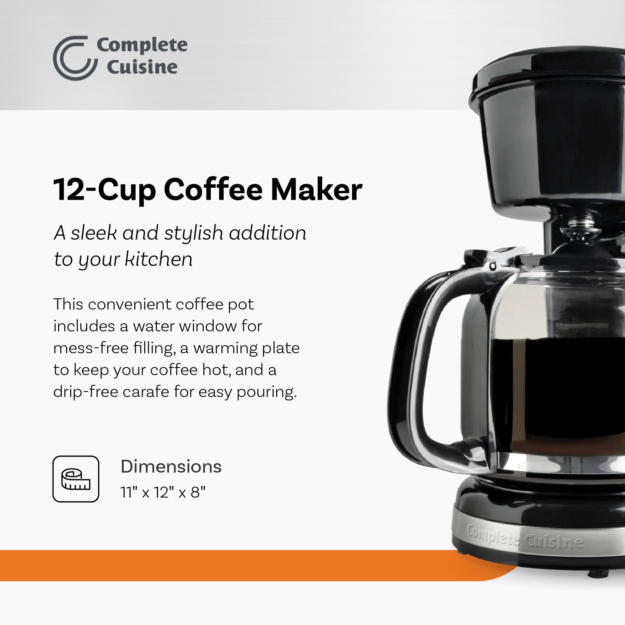 Thermal Carafe Coffee Maker Cooks 12-Cup Programmable Coffee Maker ...