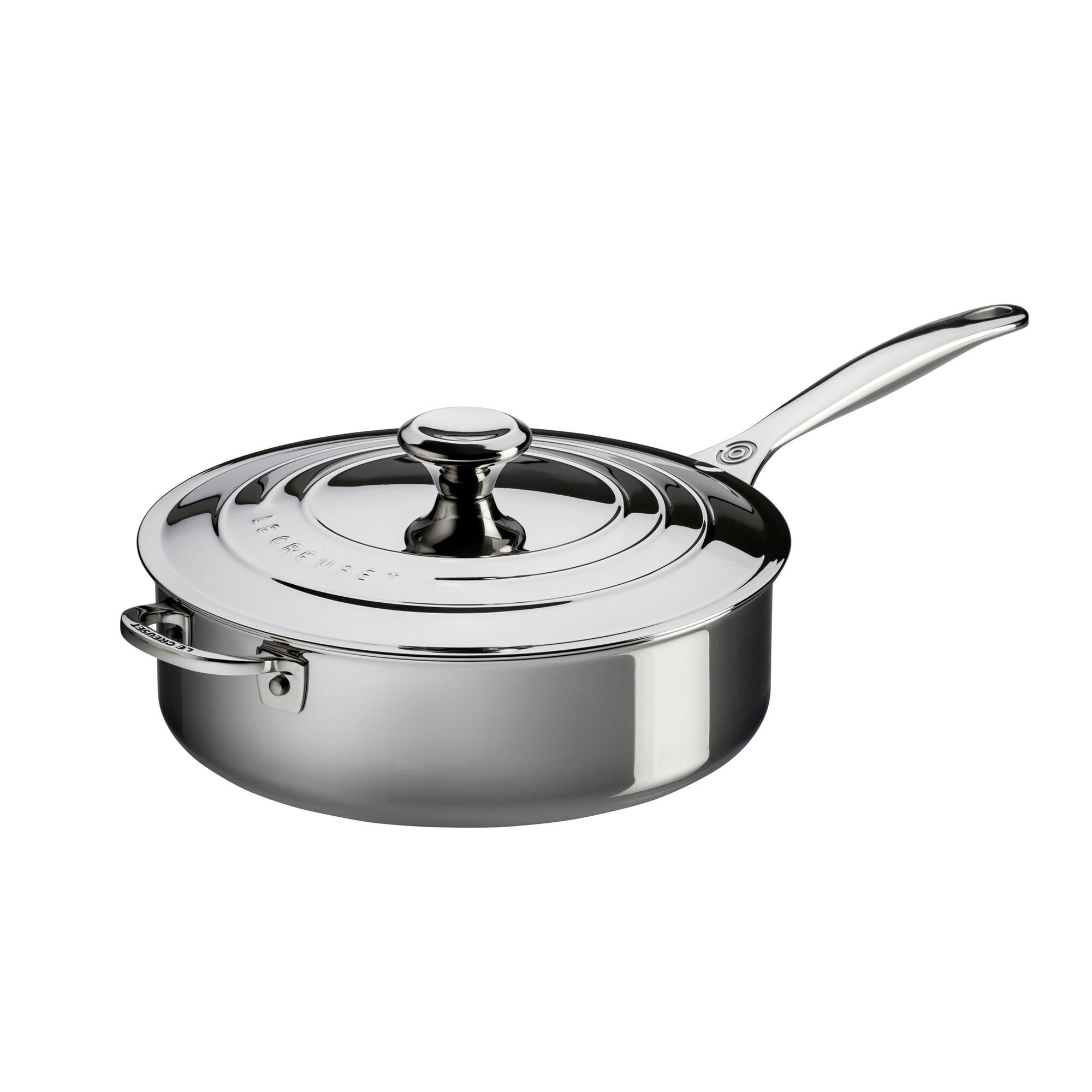 Le Creuset Tri-Ply Stainless Steel Saute Pan, 4.5 qt.