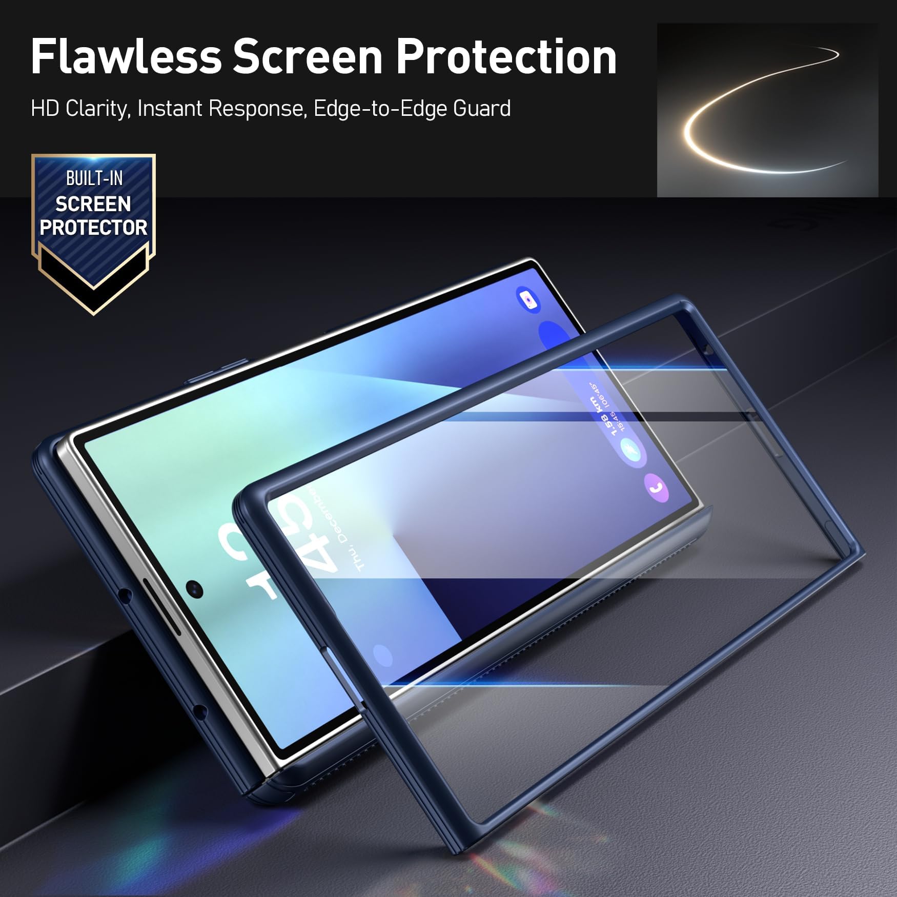 POETIC Revolution Flex Galaxy Z Fold 7用ケース [折りたたみ式キックスタンド付き][ヒンジ保護][MagSafe対応] フルボディ耐衝撃 Galaxy Amazon.com: Poetic Revolution Flex Case for Galaxy Z Fold 7