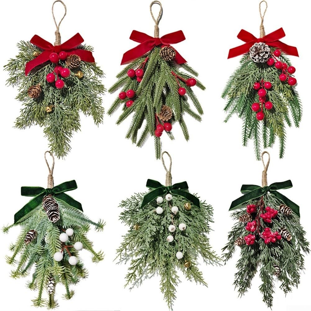 Guirnalda Navidad Pared Plástico Realista 30x17cm