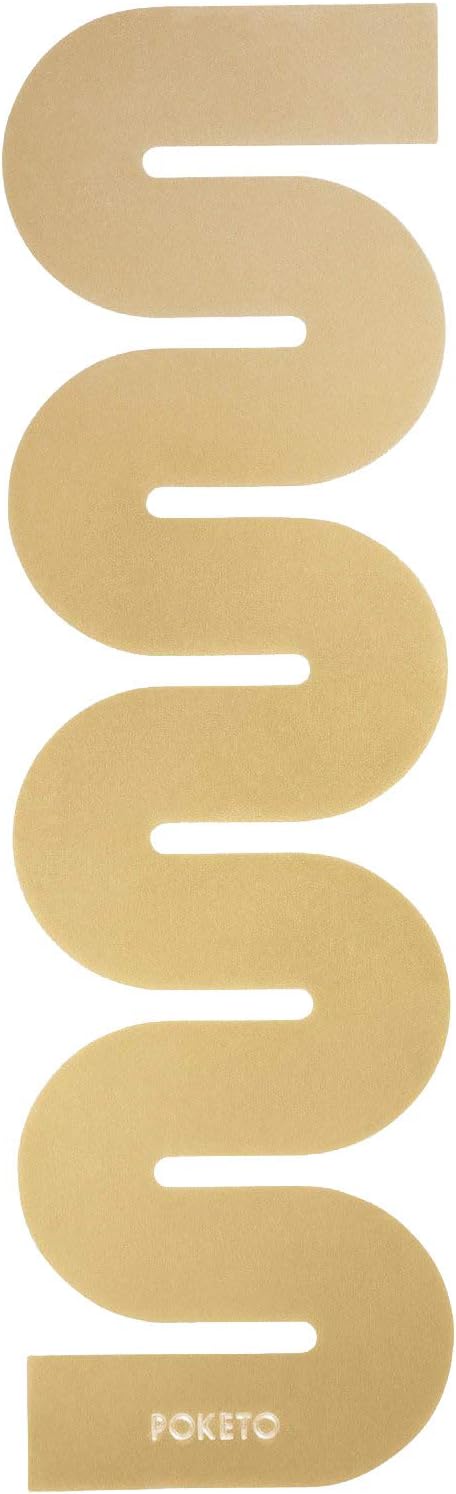 Brass Bookmark Wave Squiggle Book Accessories Reading 6 x 2