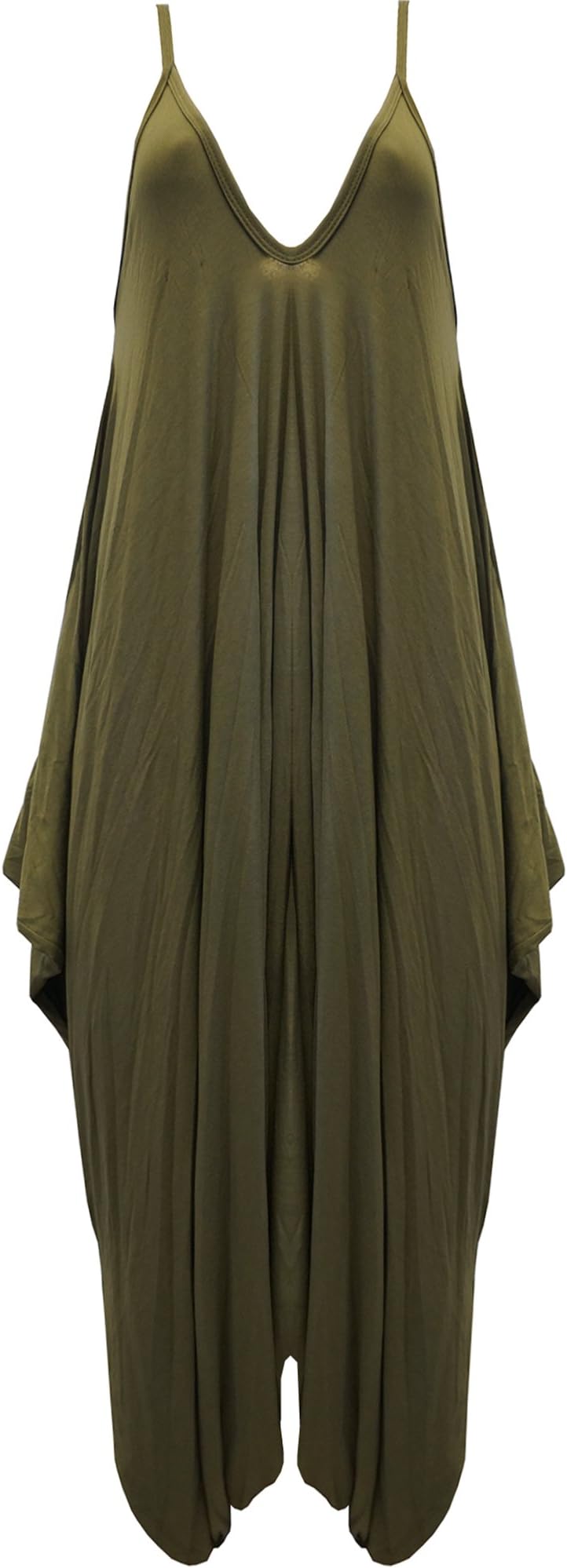 GenericWomens Hareems V Neck Harems Dress All in One Jumpsuit Romper Ladies Plus Size