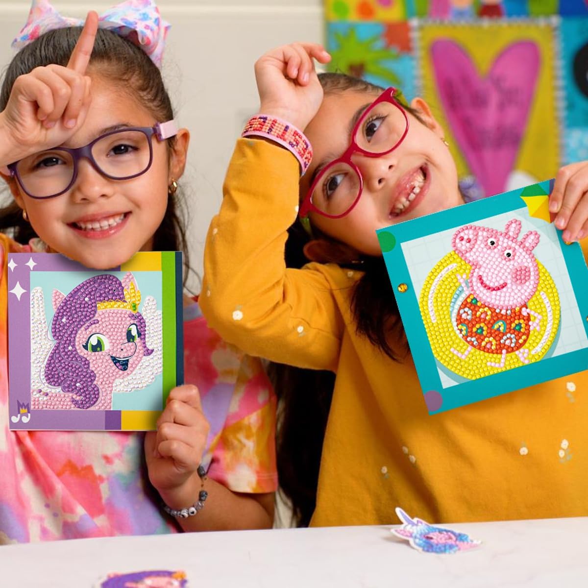 DIAMOND DOTZ But First Sparkle! My Little Pony Diamond Painting Kits for Kids - Diamond Art Kits a Relaxing Creative Craft Kit with Dotz Gems 5.1"x5.1"