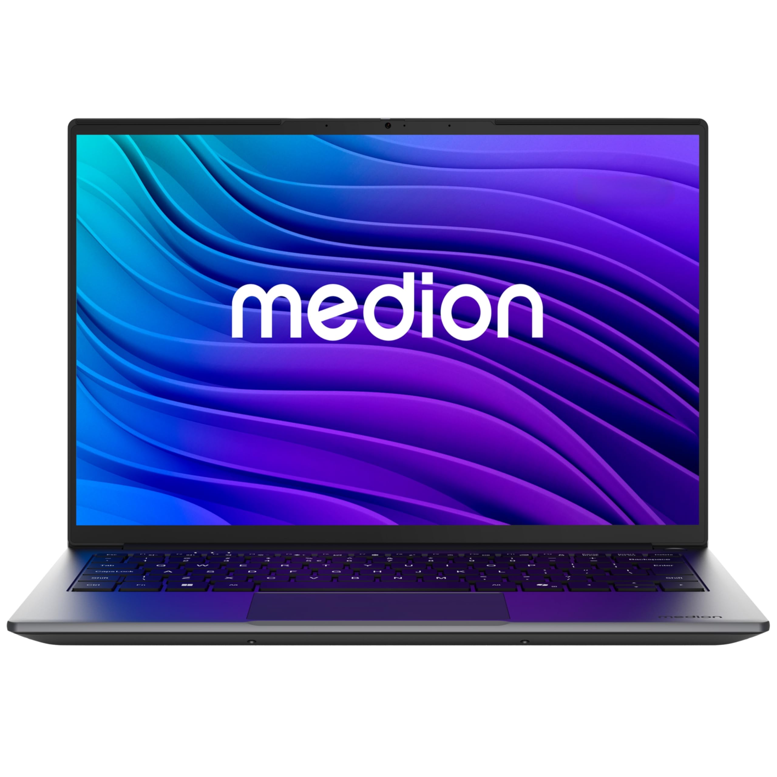 MEDION Avantum 14 E1e 35,5 cm (14 Zoll) Full HD Laptop - Intel N4500 | 8 GB DDR4 RAM, 128 GB Flash-Speicher, Intel UHD Grafik, WLAN, Webcam, Windows 11 Home S-Modus, ohne Netzteil