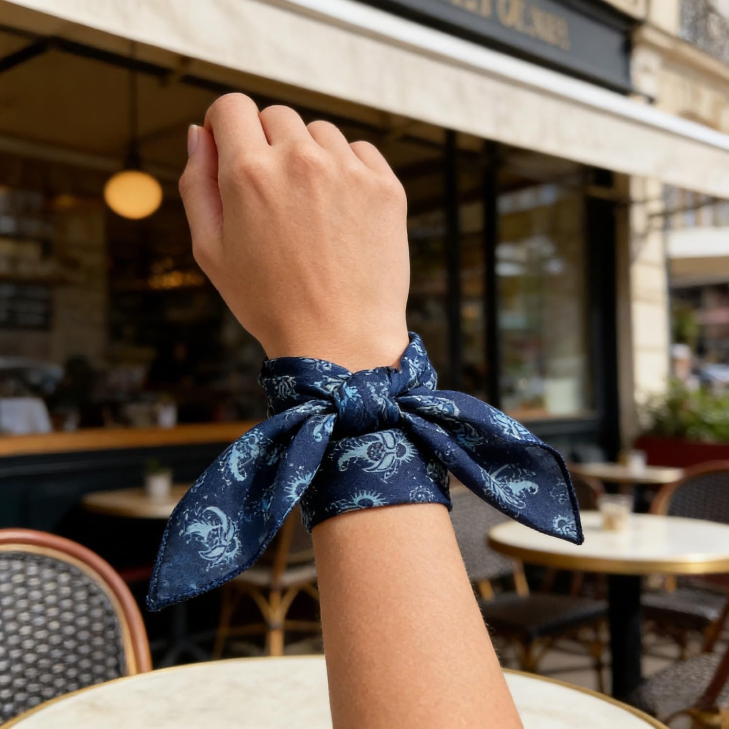 21x21 Cotton Polyester Bandana for Women and Men Headband Hair Scarf Handkerchief Vintage Square Scarf