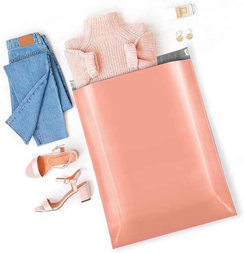 Miniatura 6 de GSSUSA Sobres de polietileno de 19 x 24 pulgadas, 100 unidades, bolsas de envío grandes para ropa, sobre impermeable y resistentes a desgarros,