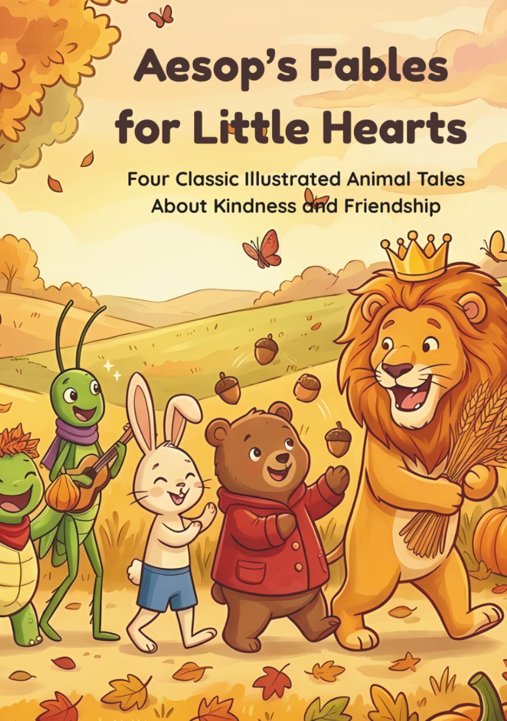 Aesop's Fables for Little Hearts: Four Classic Illustrated Animal Tales About Kindness and Friendship (Aesop's Fables for Little Hearts Collection)