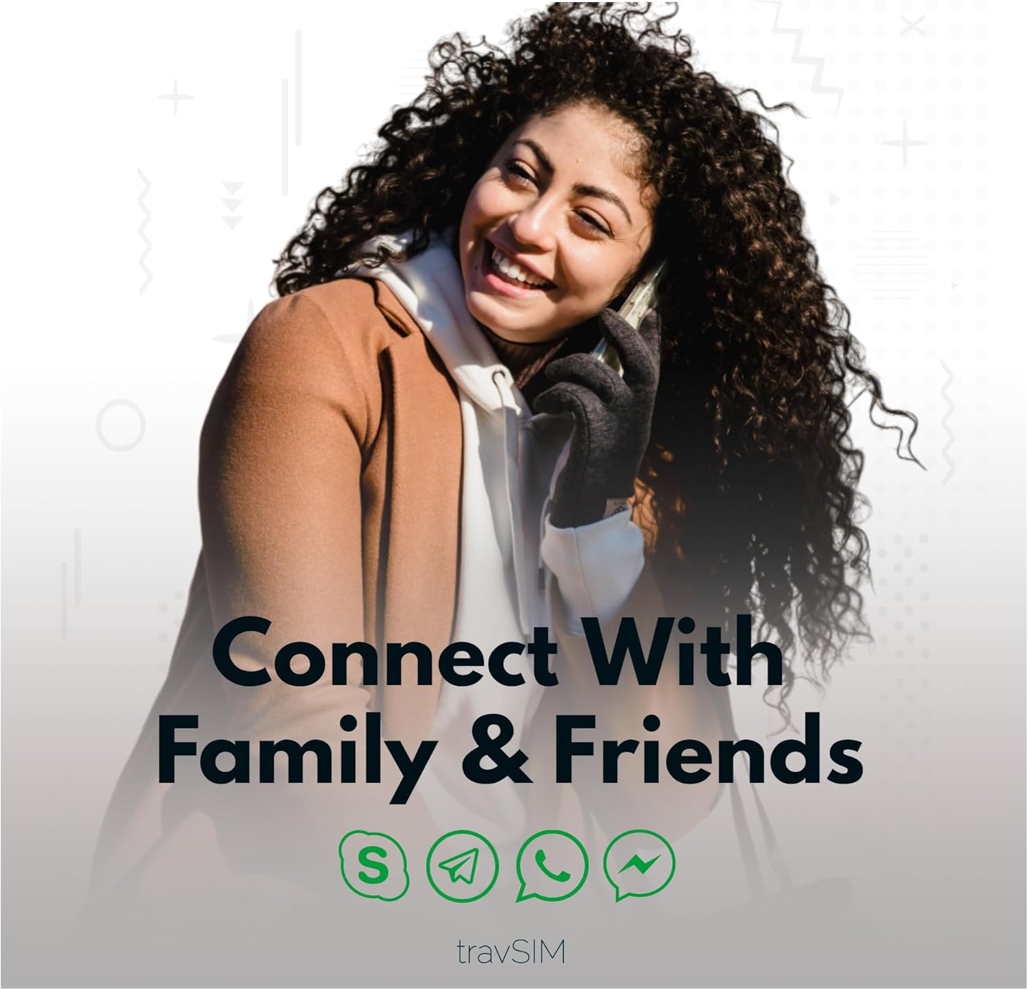 travSIM Brazil SIM Card | 12GB Mobile Data at 4G/5G speeds | Free Roaming in South America | Works on iOS and Android Devices | Plan on Brazil SIM Card Prepaid is Valid for 30 Days