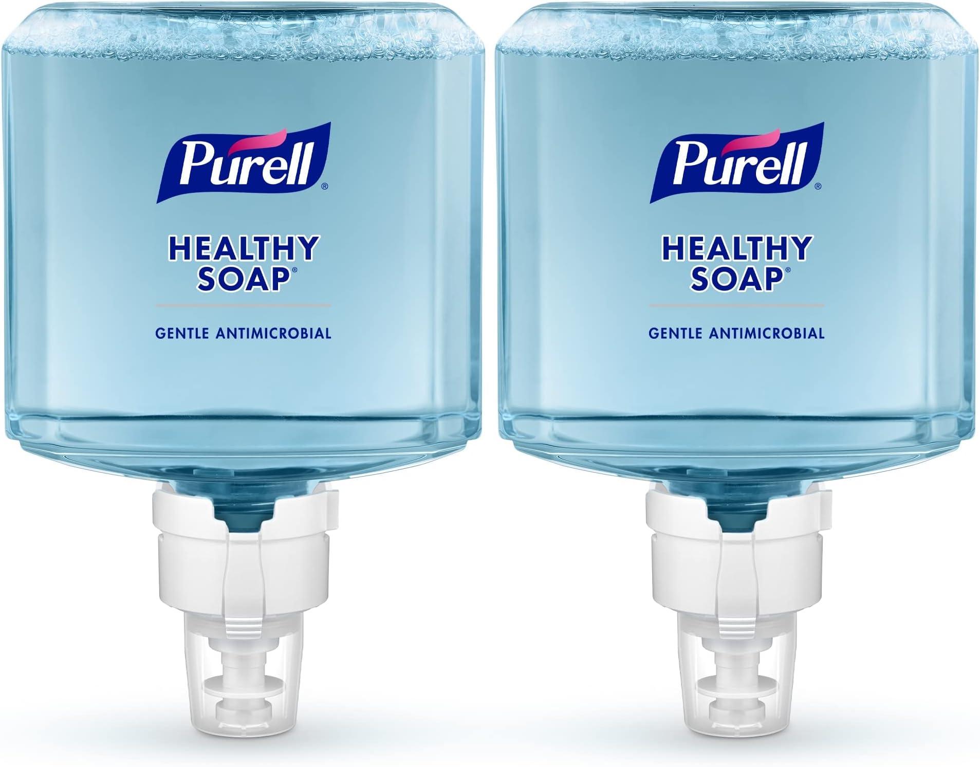 PURELL Brand HEALTHY SOAP 0.5% BAK Antimicrobial Foam, Lightly Fragranced, 1200 mL Refill for PURELL ES8 Automatic Soap Dispenser (Pack of 2) - 7779-02 - Manufactured by GOJO, Inc.