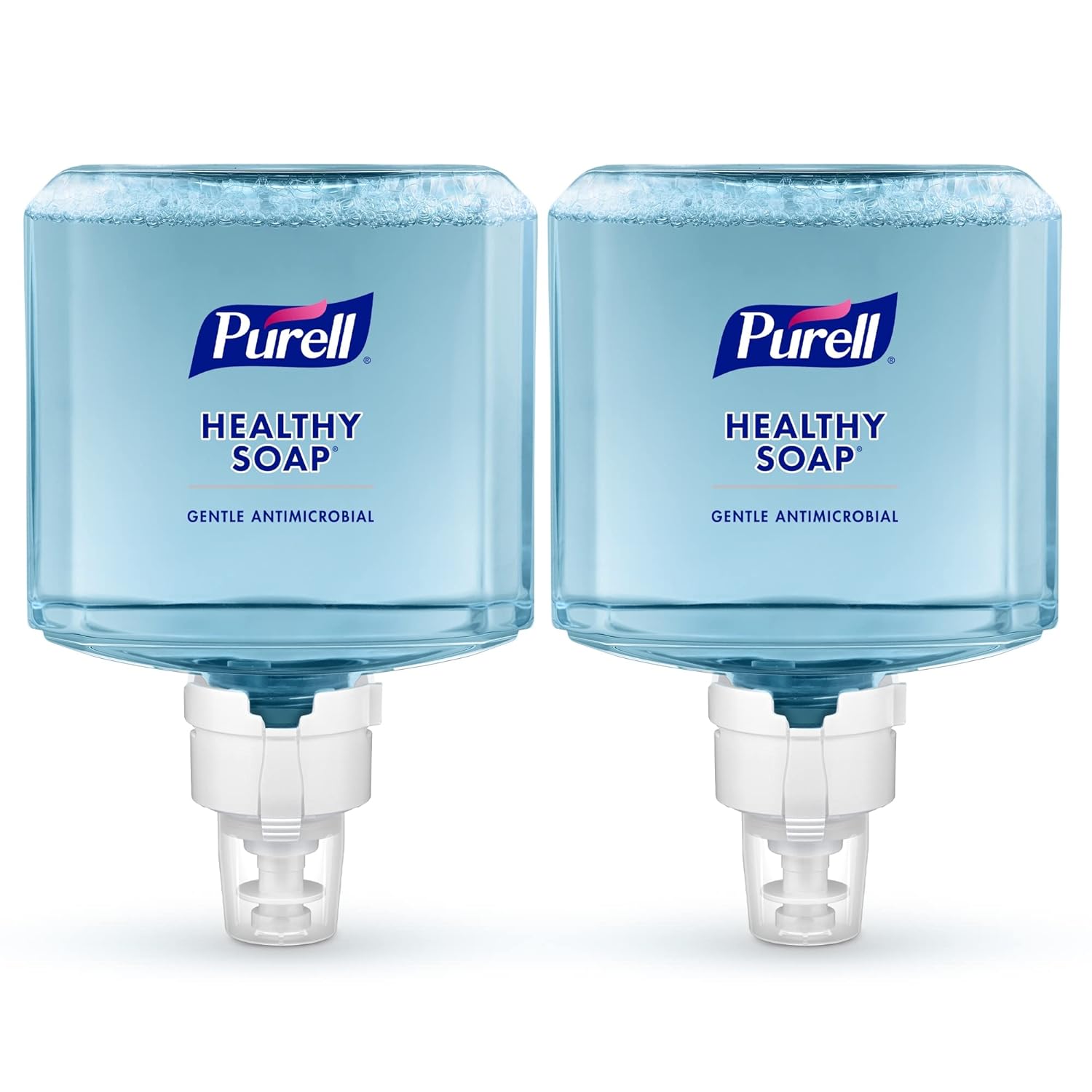 PURELL Brand HEALTHY SOAP 0.5% BAK Antimicrobial Foam, Lightly Fragranced, 1200 mL Refill for PURELL ES8 Automatic Soap Dispenser (Pack of 2) - 7779-02 - Manufactured by GOJO, Inc.