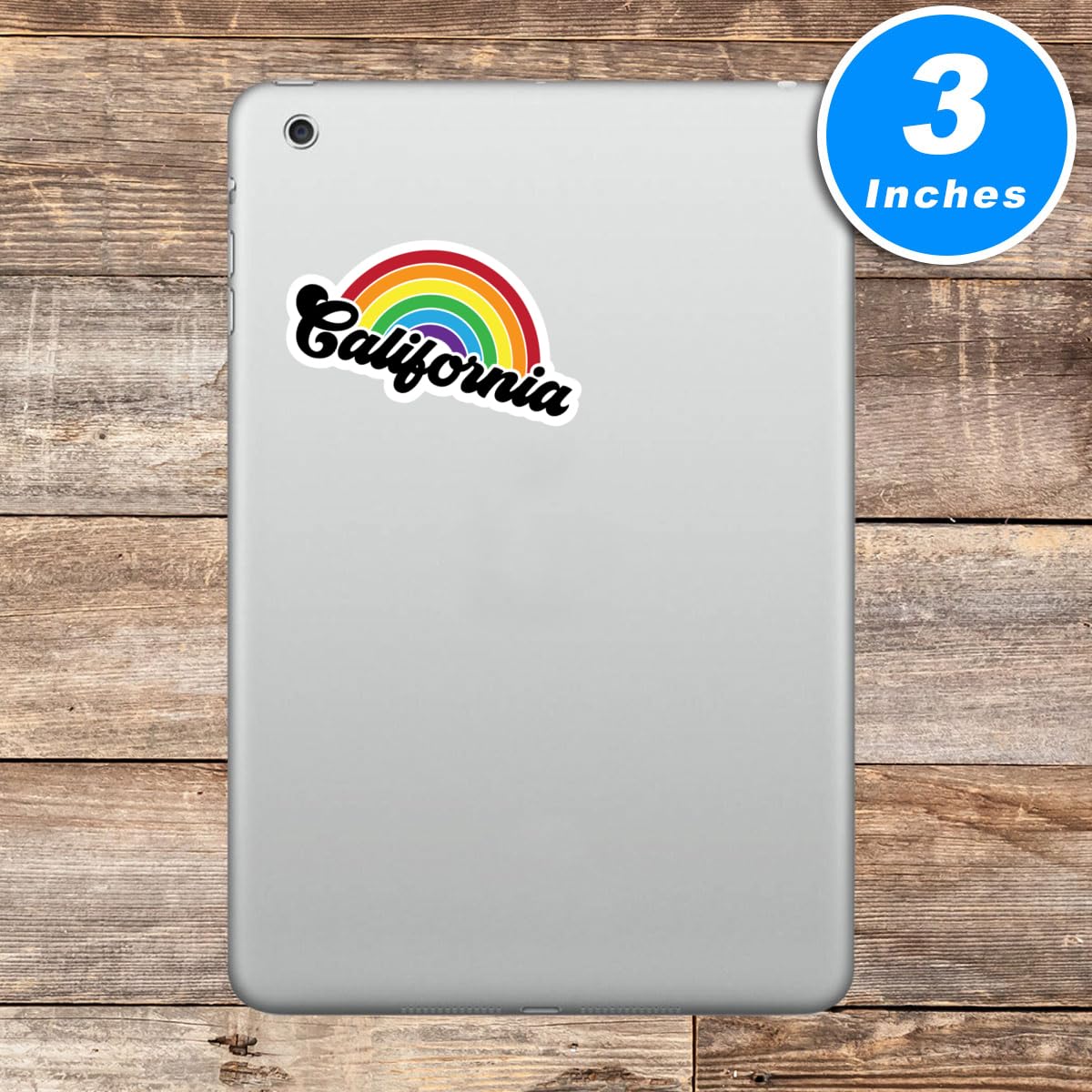 Amazon.com: California Retro Rainbow Sticker California