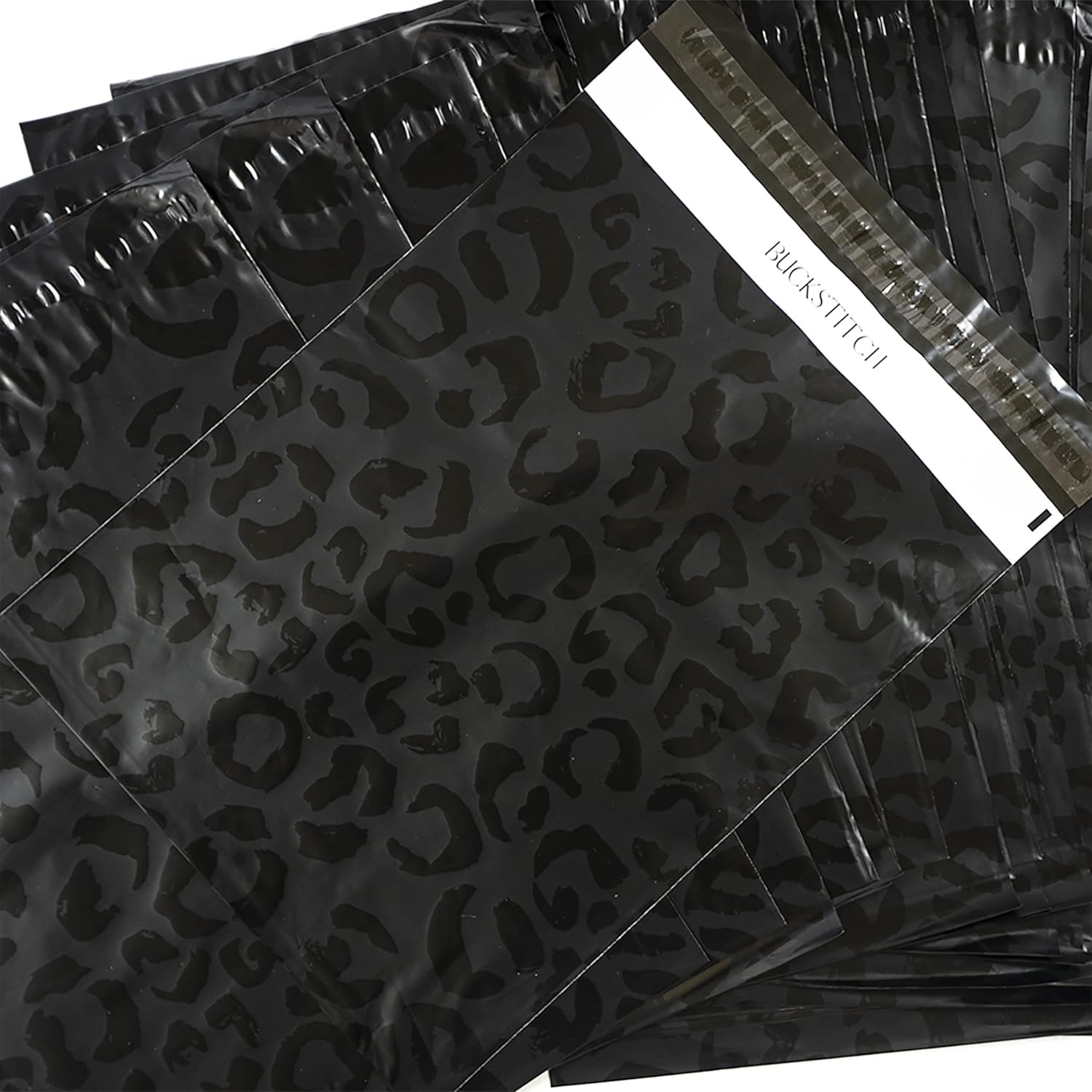 Poly Mailers LEOPARD 14x19 Inch, 100 pack, SELF SEALING, SHIPPING BAGS, LARGE CHEETAH MAILERS