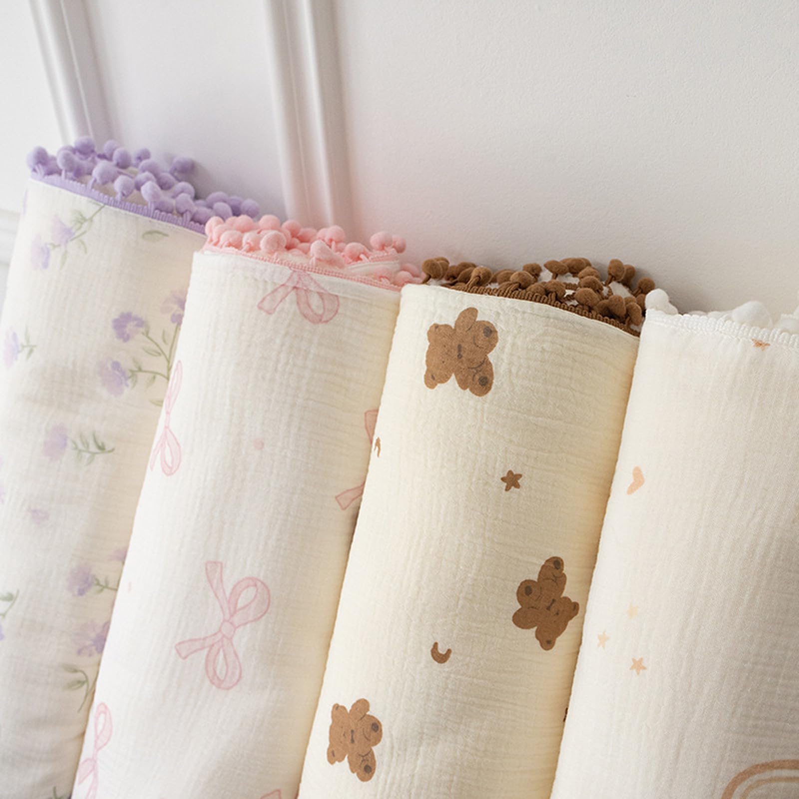 Traspirante Avvolgere Infantile Ricezione Coperta Bambino Trapunta Passeggini Infantili per Bambino Neonati Swaddles Wrap Leggero