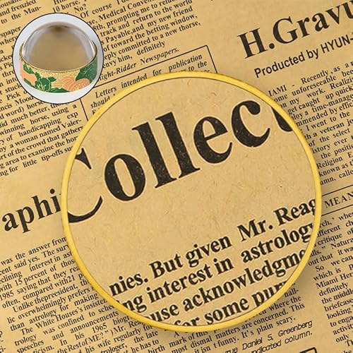 Reading Magnifying Glass 7X Paperweight hemispherical Magnifying Glass Optical Lens