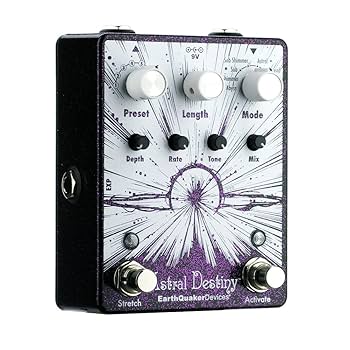 新品 EarthQuaker Devices Astral Destiny EarthQuaker Astral Destiny Octave + Reverb Pedal - Perfect