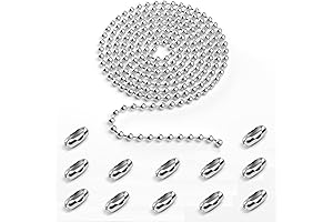 4.5mm Stainless Steel Beaded Ball Chain Extensive Metal Chain for Window Chain Replacement